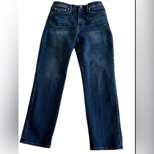 NOEND Slim Straight High Rise Medium Wash Denim Cropped Jeans Size 29 31x26